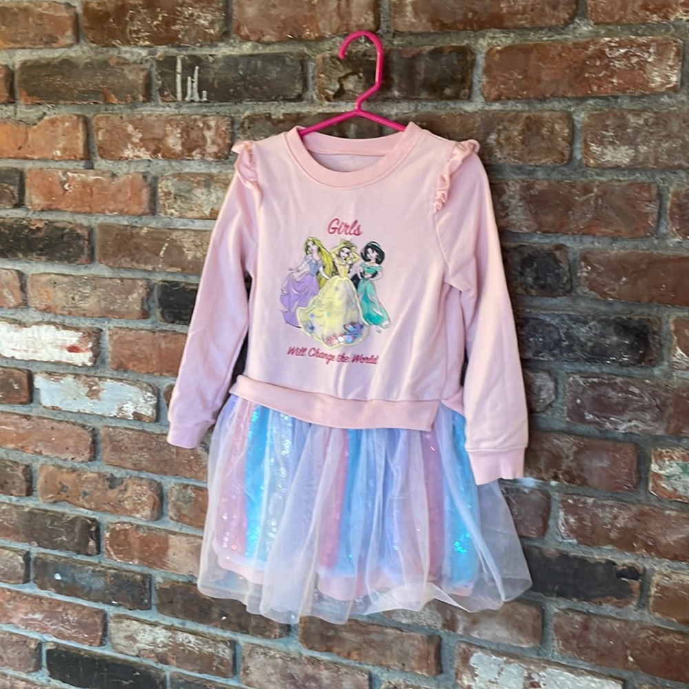 DISNEY PRINCESS DRESS- SZ 4T